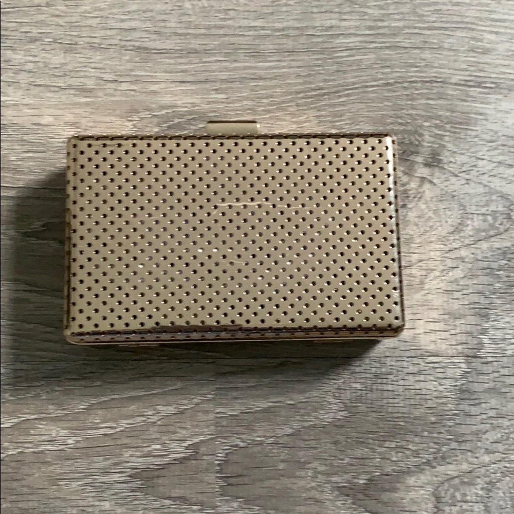 gold reese clutch